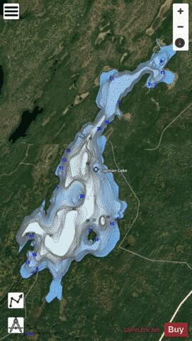 Tupman Lake depth contour Map - i-Boating App - Satellite