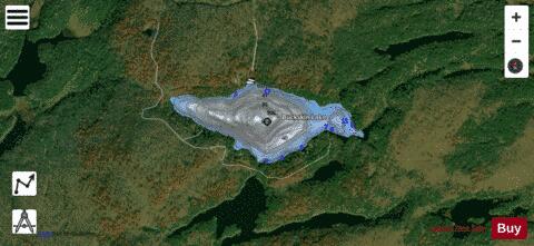 Buckskin Lake depth contour Map - i-Boating App - Satellite