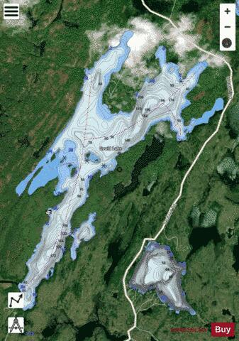 Gould Lake depth contour Map - i-Boating App - Satellite