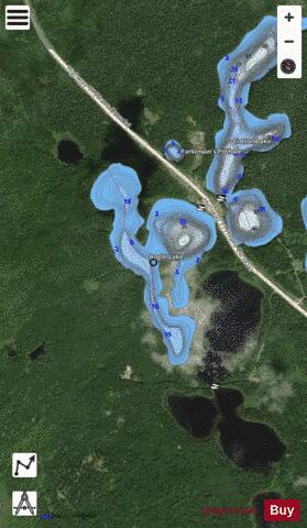 Bogle Lake depth contour Map - i-Boating App - Satellite