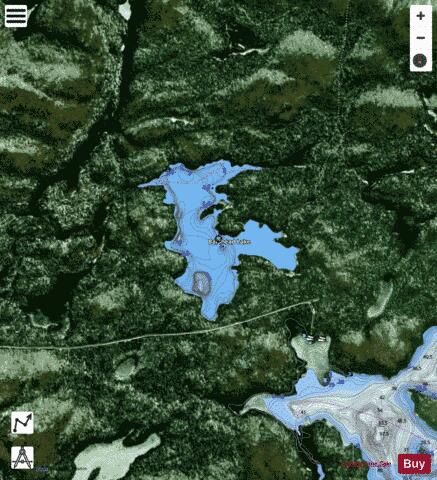 Baldhead Lake depth contour Map - i-Boating App - Satellite