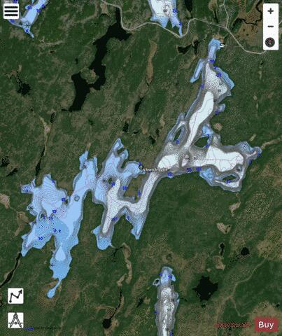 Pickwick Lake (Fort Frances) depth contour Map - i-Boating App - Satellite