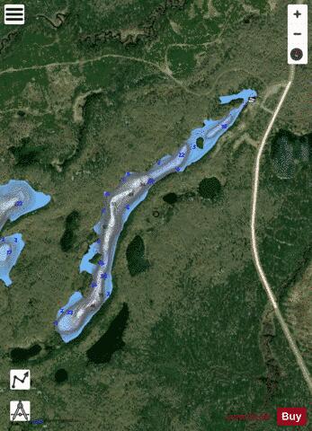 Lake 62 depth contour Map - i-Boating App - Satellite