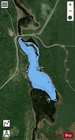 Joe Lake (Ritchie #15) depth contour Map - i-Boating App - Satellite