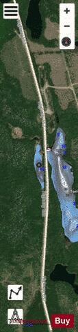 Dempsay Lake #2 depth contour Map - i-Boating App - Satellite