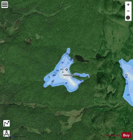 Mattowacka Lake depth contour Map - i-Boating App - Satellite