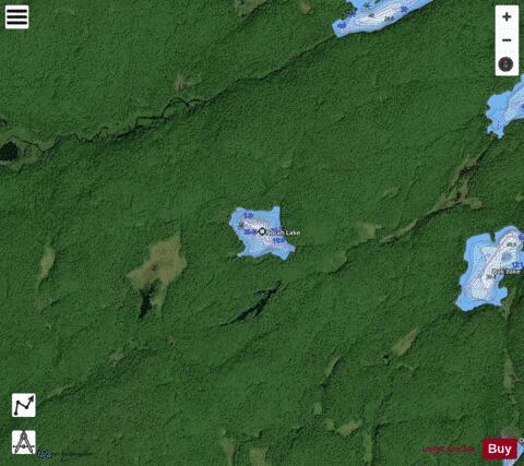 Norah Lake depth contour Map - i-Boating App - Satellite