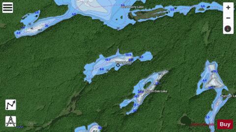 Mossy Lake depth contour Map - i-Boating App - Satellite