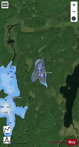 Falcon Lake depth contour Map - i-Boating App - Satellite