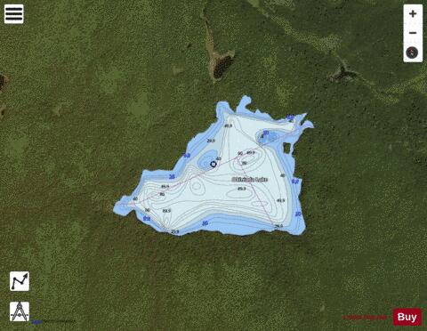 Okiniada Lake depth contour Map - i-Boating App - Satellite