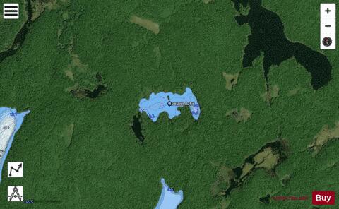 Cashel Lake depth contour Map - i-Boating App - Satellite