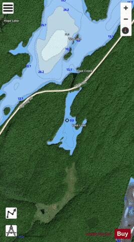 Coot Lake depth contour Map - i-Boating App - Satellite