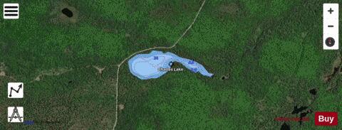 Charles Lake depth contour Map - i-Boating App - Satellite