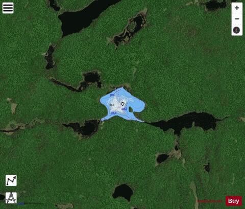 Nugget Lake depth contour Map - i-Boating App - Satellite