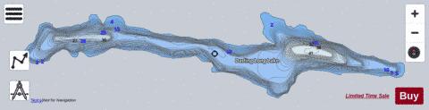 Darling Long Lake depth contour Map - i-Boating App - Satellite