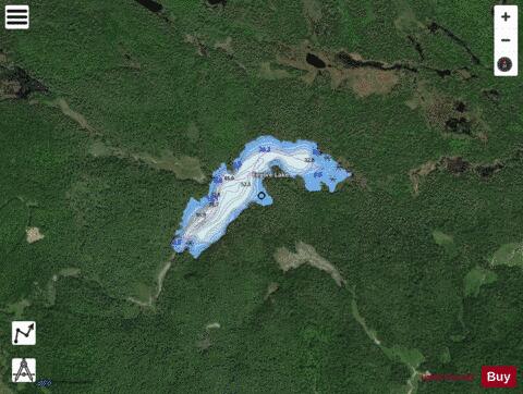 Eeyore Lake depth contour Map - i-Boating App - Satellite
