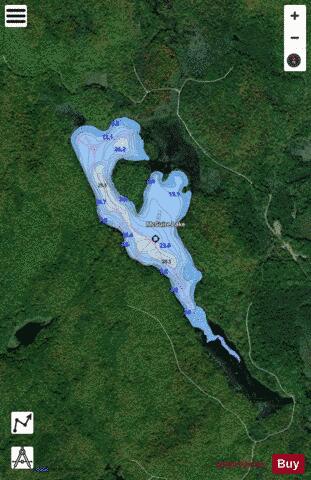 McGuire Lake depth contour Map - i-Boating App - Satellite
