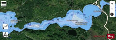 Beaverdam Lake depth contour Map - i-Boating App - Satellite