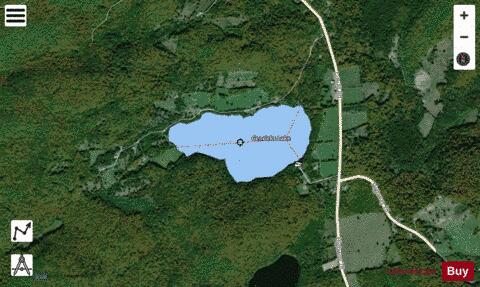 Genricks Lake depth contour Map - i-Boating App - Satellite