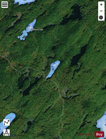 Labine Lake depth contour Map - i-Boating App - Satellite