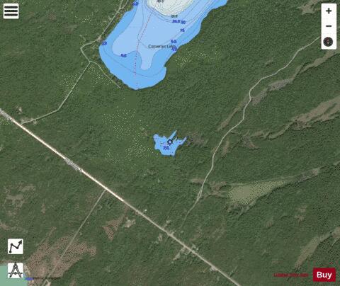 St. Edmunds Lake 10 depth contour Map - i-Boating App - Satellite