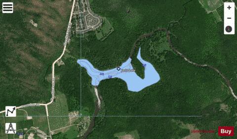 Jacks Lake depth contour Map - i-Boating App - Satellite