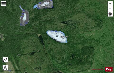 Matson Lake depth contour Map - i-Boating App - Satellite