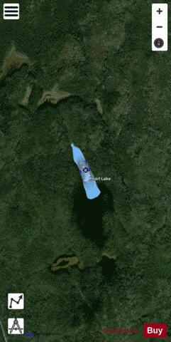 Pearl Lake depth contour Map - i-Boating App - Satellite