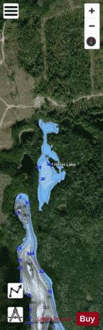 Trotter Lake depth contour Map - i-Boating App - Satellite
