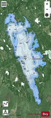 Dayohessarah Lake depth contour Map - i-Boating App - Satellite