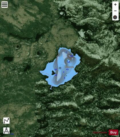 Peller Lake depth contour Map - i-Boating App - Satellite
