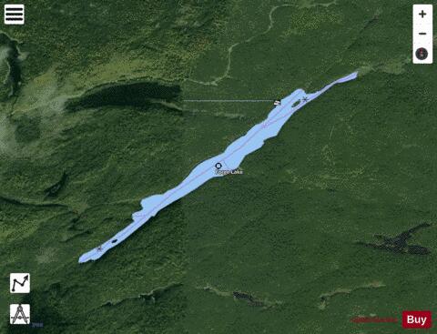 Forge Lake depth contour Map - i-Boating App - Satellite