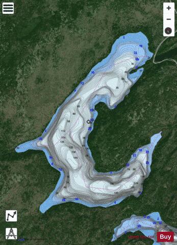 Sheila L. depth contour Map - i-Boating App - Satellite