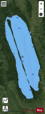 Lake 20J-33 depth contour Map - i-Boating App - Satellite