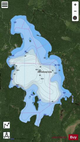 St. Anthony Lake depth contour Map - i-Boating App - Satellite