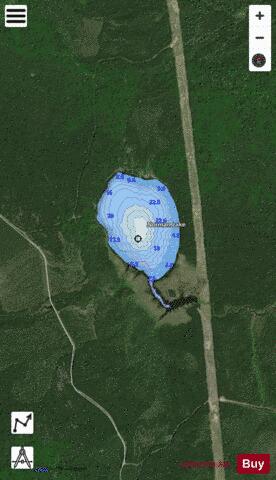 Norman Lake depth contour Map - i-Boating App - Satellite
