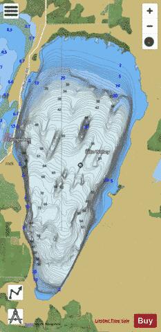 Lake Wolsey depth contour Map - i-Boating App - Satellite