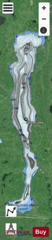 Santoy Lake depth contour Map - i-Boating App - Satellite