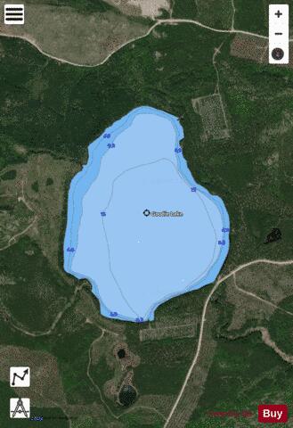 Goodie Lake depth contour Map - i-Boating App - Satellite