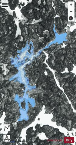 Irwin Lake depth contour Map - i-Boating App - Satellite