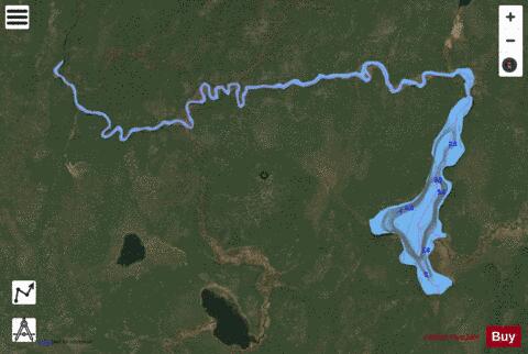 CA_ON_V_103409049 depth contour Map - i-Boating App - Satellite