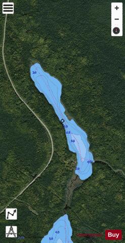 Cooper Lake depth contour Map - i-Boating App - Satellite