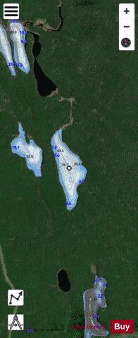 CA_ON_V_103409876 depth contour Map - i-Boating App - Satellite