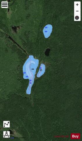 Owens Lake 10 depth contour Map - i-Boating App - Satellite