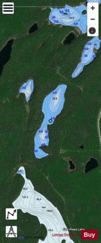 CA_ON_V_103409901 depth contour Map - i-Boating App - Satellite