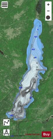 Fernow Lake depth contour Map - i-Boating App - Satellite