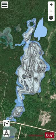 Lukinto Lake depth contour Map - i-Boating App - Satellite