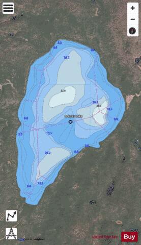 Bolster Lake depth contour Map - i-Boating App - Satellite