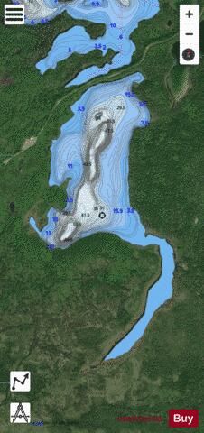 CA_ON_V_103412393 depth contour Map - i-Boating App - Satellite