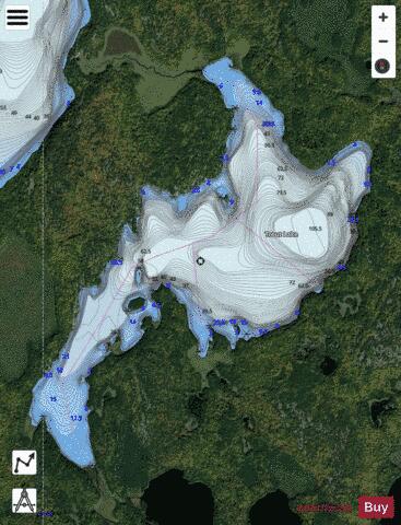 CA_ON_V_103412759 depth contour Map - i-Boating App - Satellite